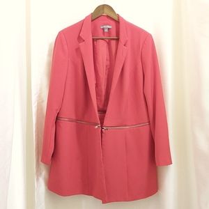 Red Versatile Blazer - Traditional vs Cropped - Sz 18W
